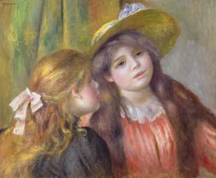 Kahden tytön muotokuva, n. 1890-1892
